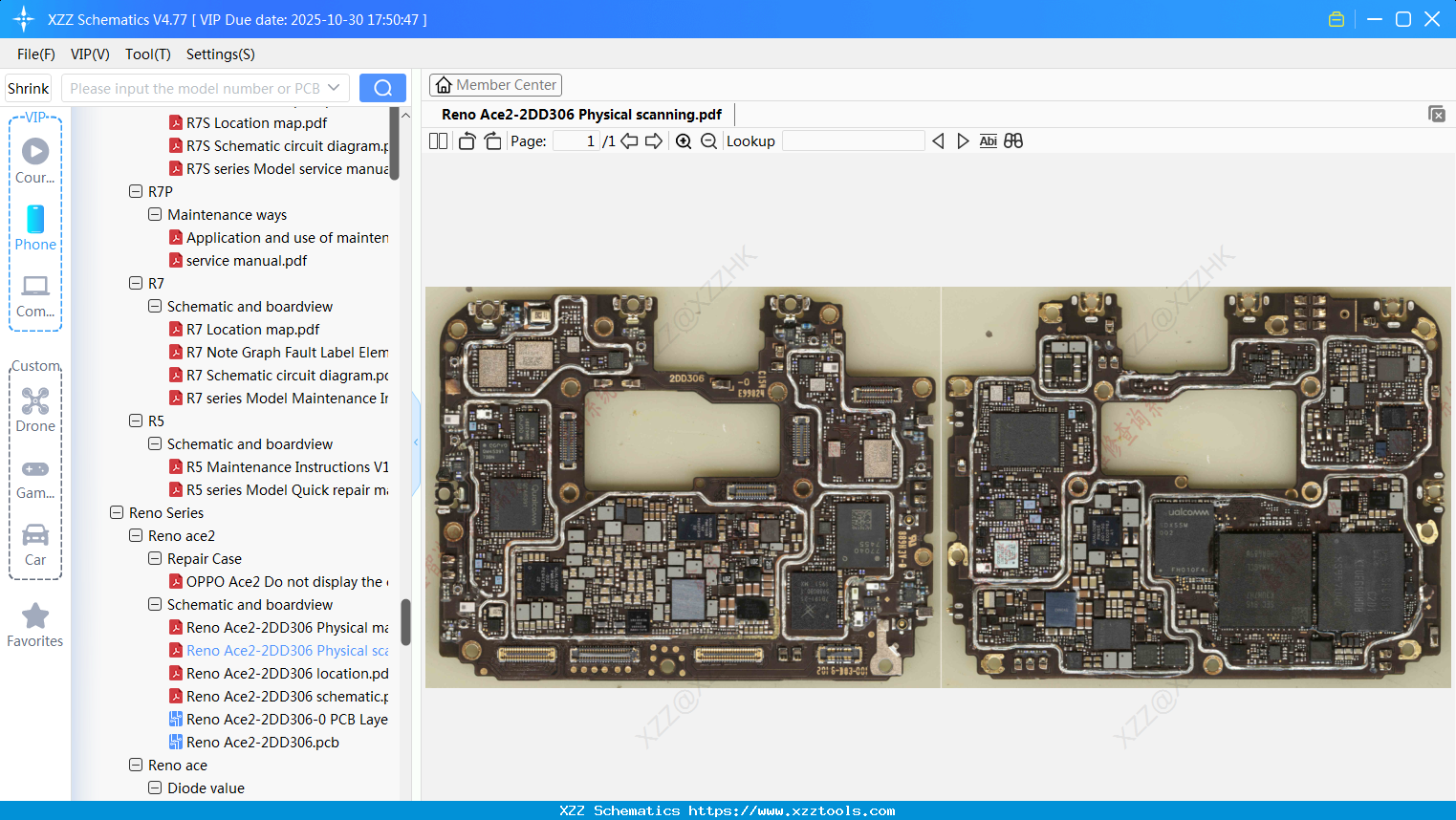OPPO Reno Ace2-2DD306 Physical Scanning